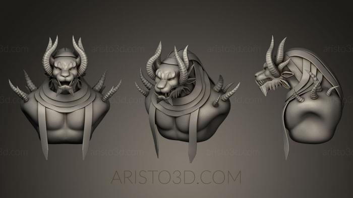 Busts of heroes and monsters (BUSTH_0352) 3D model for CNC machine